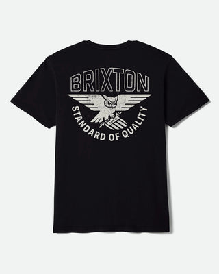 Brixton Watcher Standard Short Sleeve T-Shirt - Black