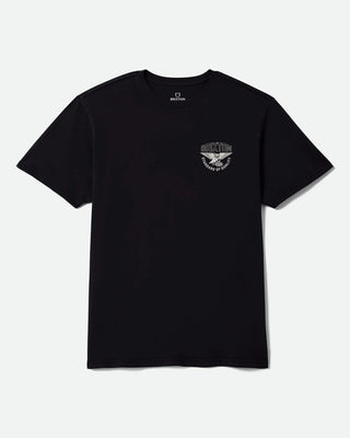 Brixton Watcher Standard Short Sleeve T-Shirt - Black