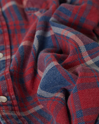 Brixton Waylon Lightweight Overshirt - Denim Plaid