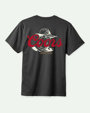 Brixton Coors Wayne S/S Standard T-Shirt - Black