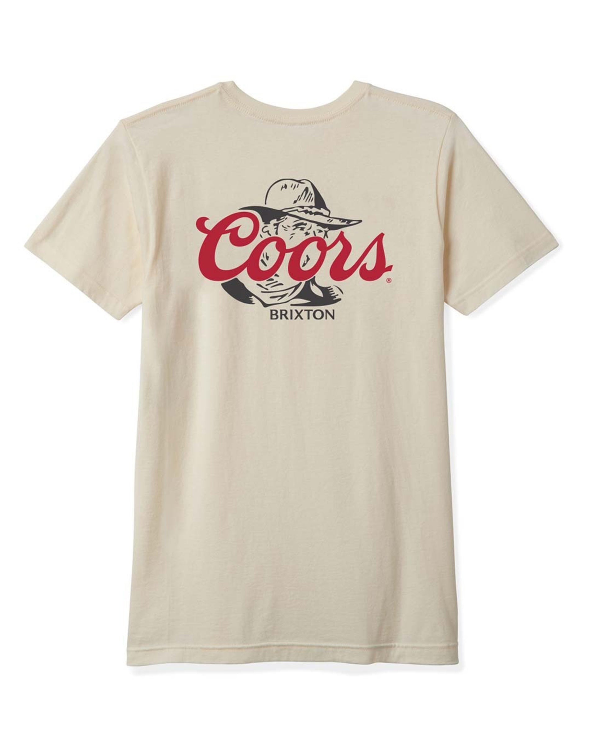 Brixton Coors Wayne S/S Standard T-Shirt - Natural