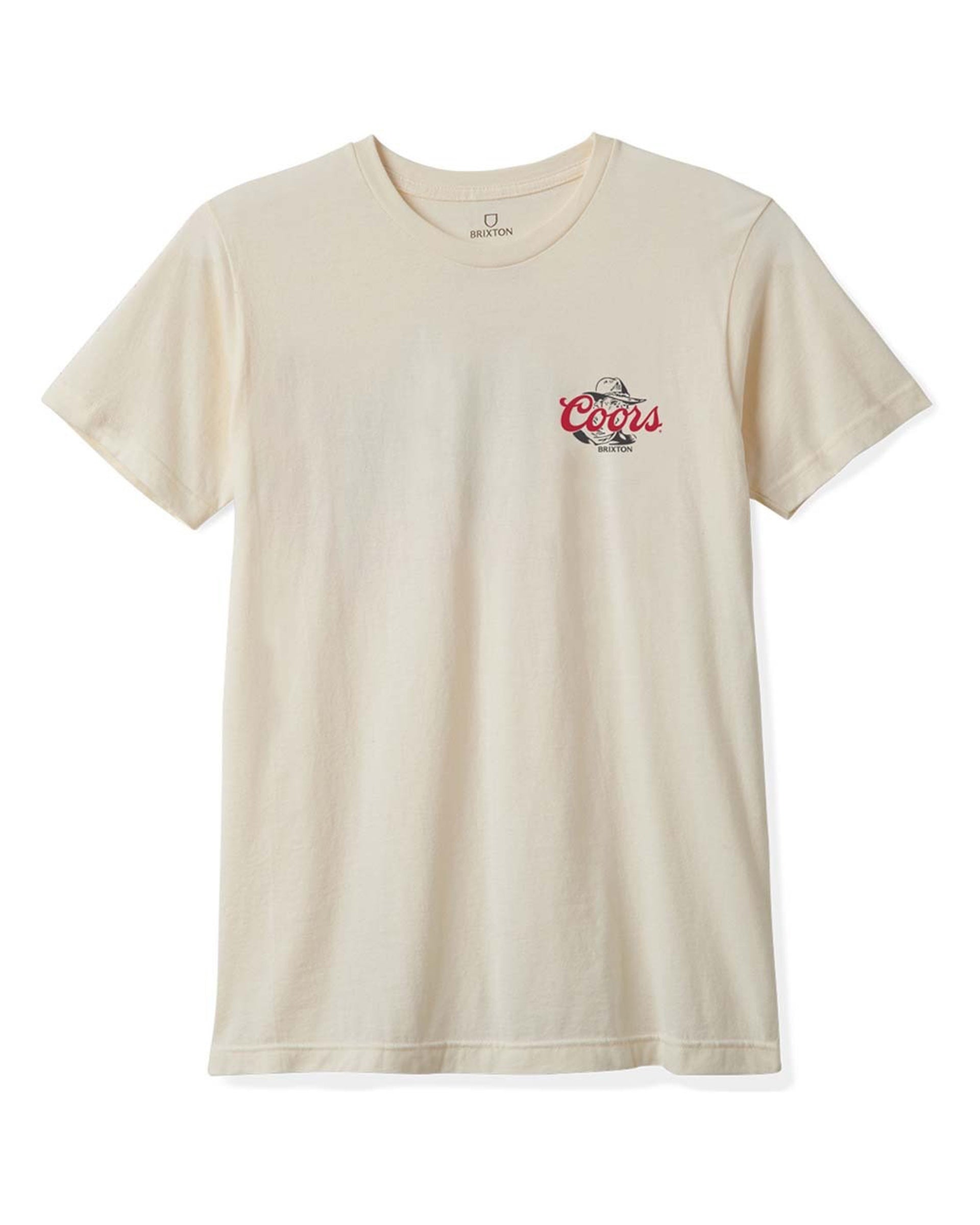 Brixton Coors Wayne S/S Standard T-Shirt - Natural