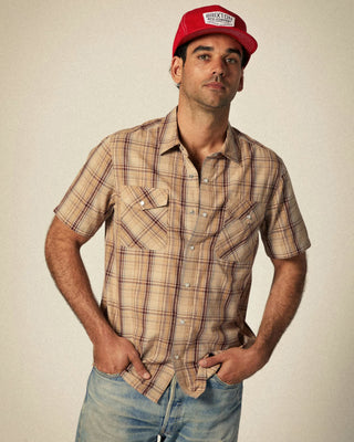 Brixton Wayne Western Short Sleeve Shirt - Western Plaid
