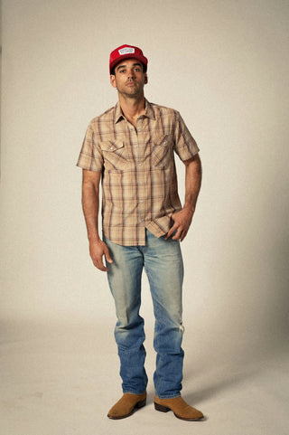 Brixton Wayne Western Short Sleeve Shirt - Western Plaid