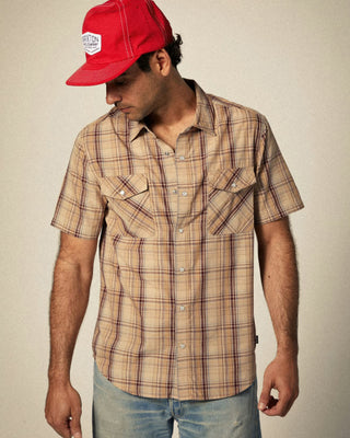 Brixton Wayne Western Short Sleeve Shirt - Western Plaid