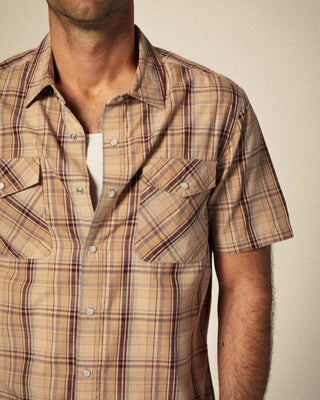 Brixton Wayne Western Short Sleeve Shirt - Western Plaid
