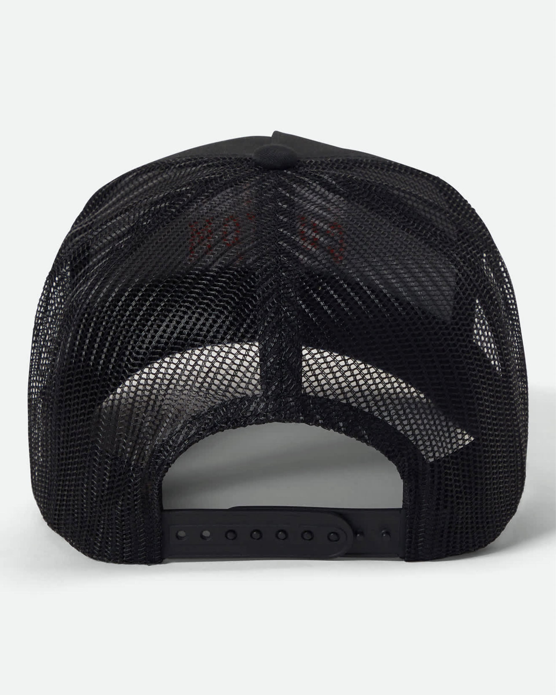 Brixton Wheaton Netplus Trucker Hat - Black/Black