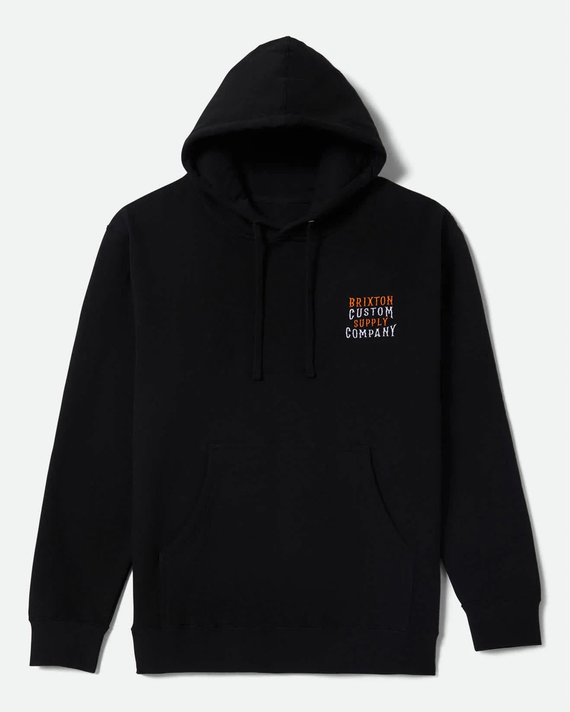 Brixton Wheaton Pullover Hoodie - Black