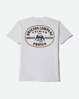 Brixton Windmar Standard Short Sleeve T-Shirt - White