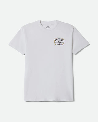 Brixton Windmar Standard Short Sleeve T-Shirt - White