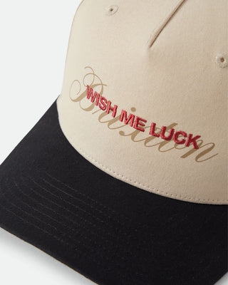 Brixton Women's Wish Me Luck Snapback Hat - Whitecap/Black