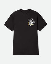 Brixton Wolcott S/S Standard T-Shirt - Black Worn Wash