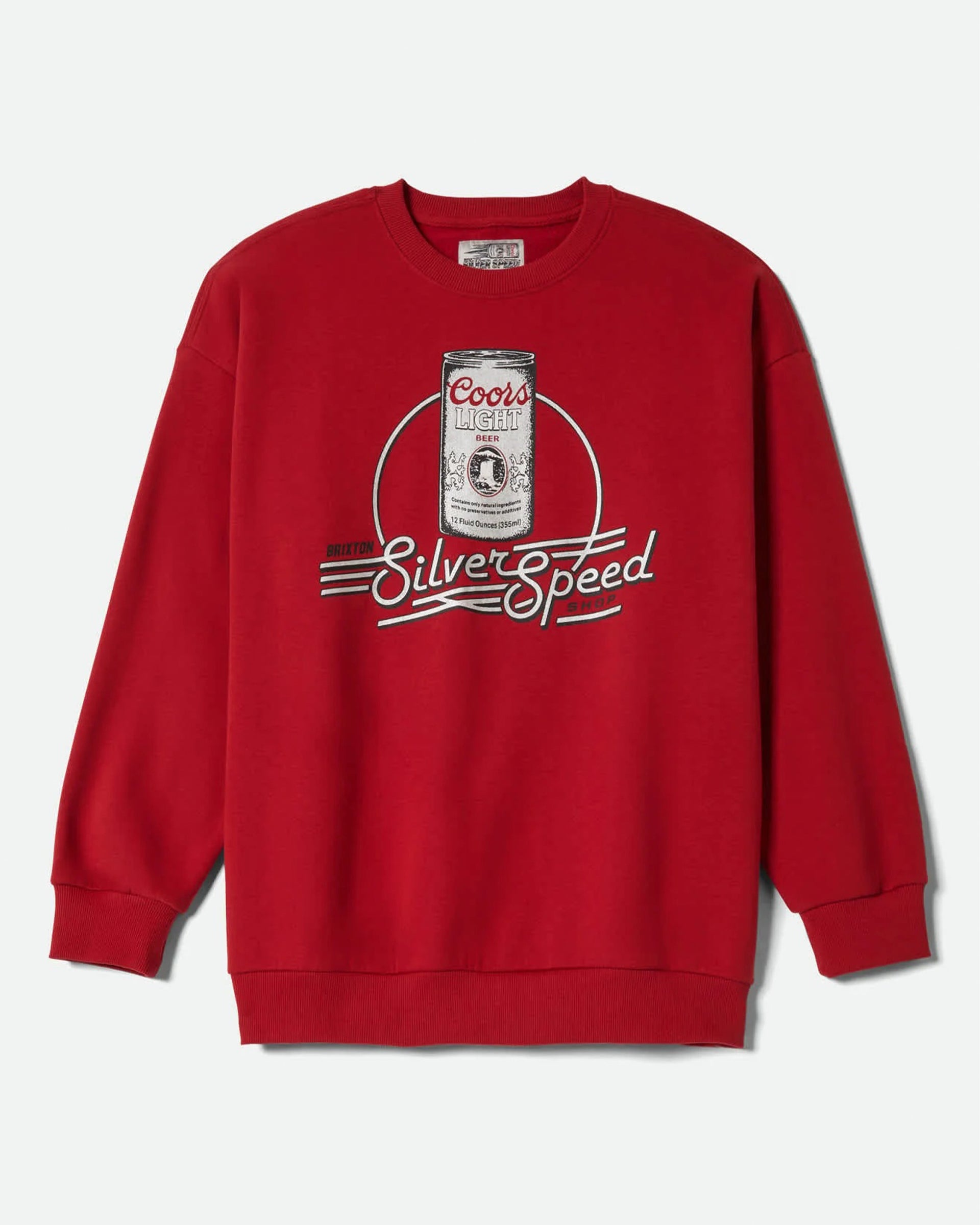 Brixton Women's Coors Light Caster Crew - Coors Red