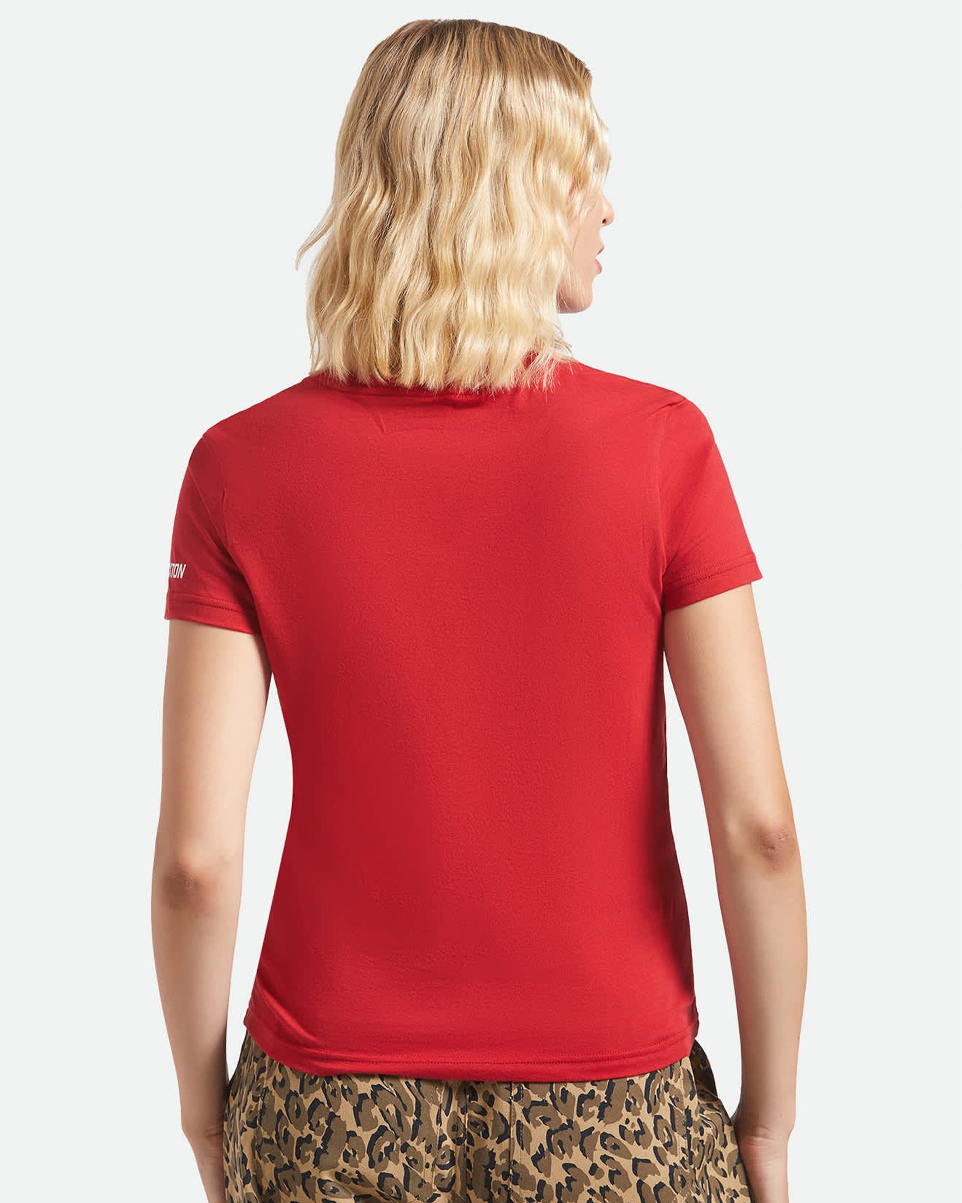 Brixton Women's Coors Light Racing Fitted Short Sleeve T-Shirt - Coors Red