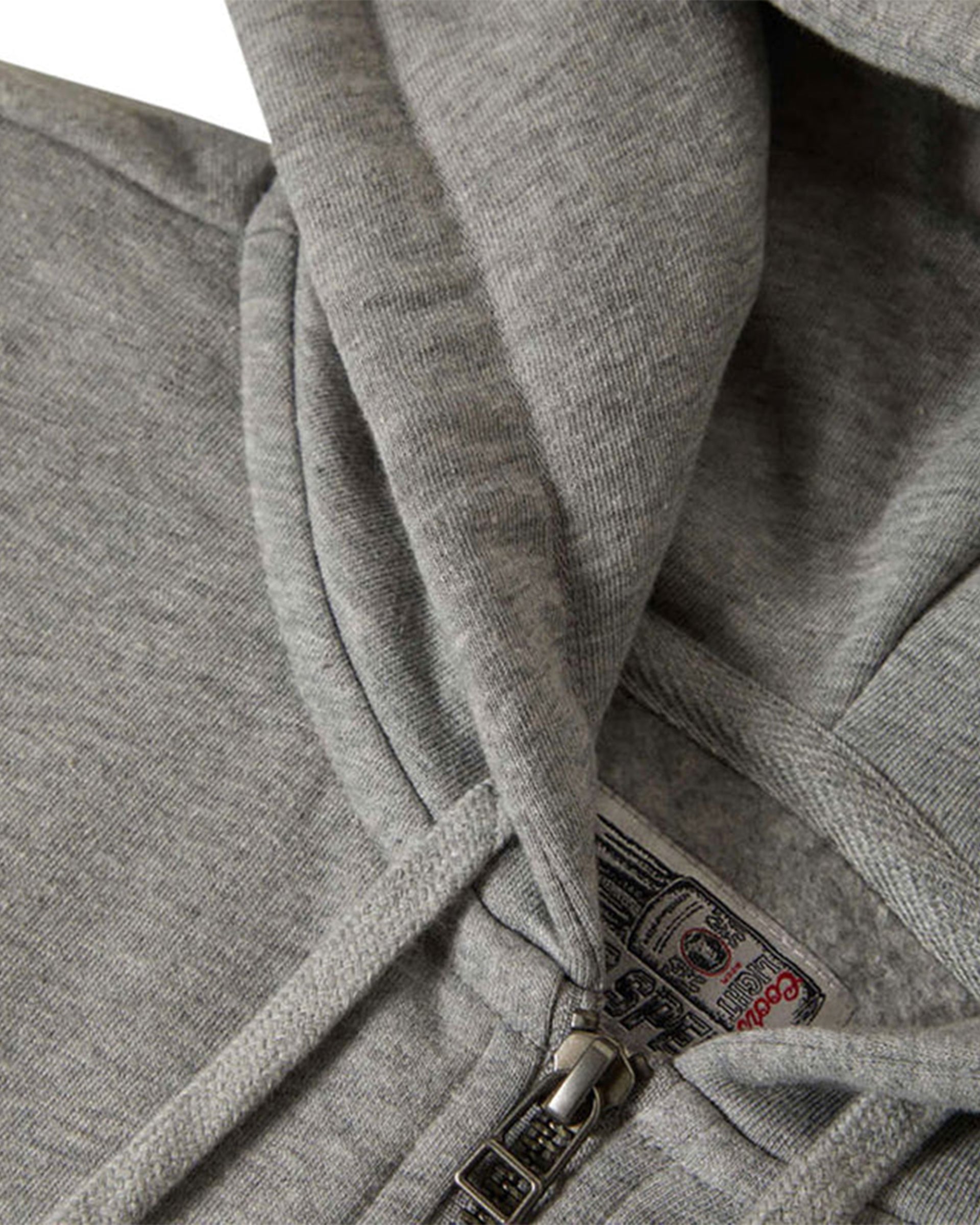 Brixton Women's Coors Light Silver Speed Zip-Up Hoodie - Heather Grey