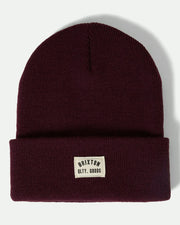 Brixton Woodburn Watch Cap Beanie - Port