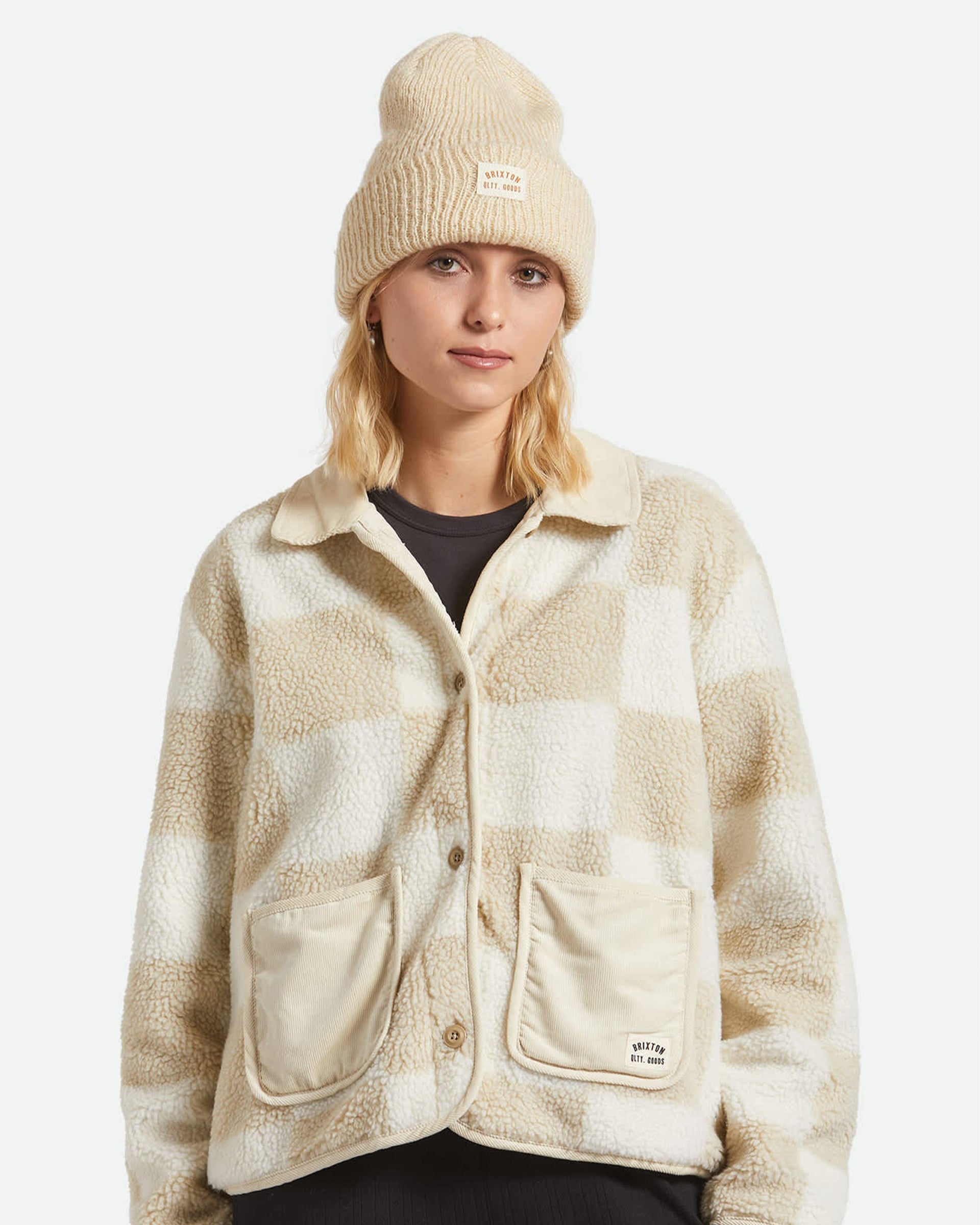 Brixton Women's Woodburn Tall Brushed Beanie - Whitecap