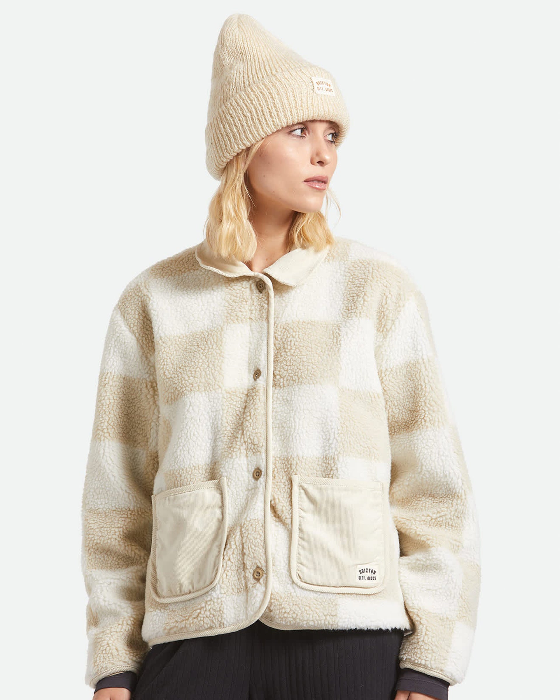 Brixton Women's Woodburn Tall Brushed Beanie - Whitecap