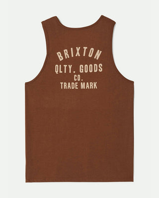 Brixton Woodburn Tank Top - Pinecone Brown