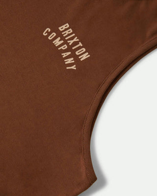 Brixton Woodburn Tank Top - Pinecone Brown