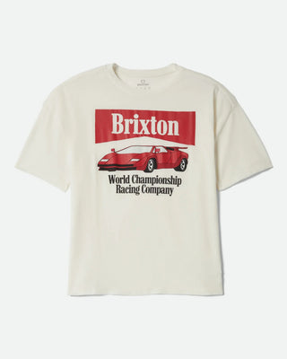 Brixton Women's World Champion Oversized Boyfriend T-Shirt - Off White