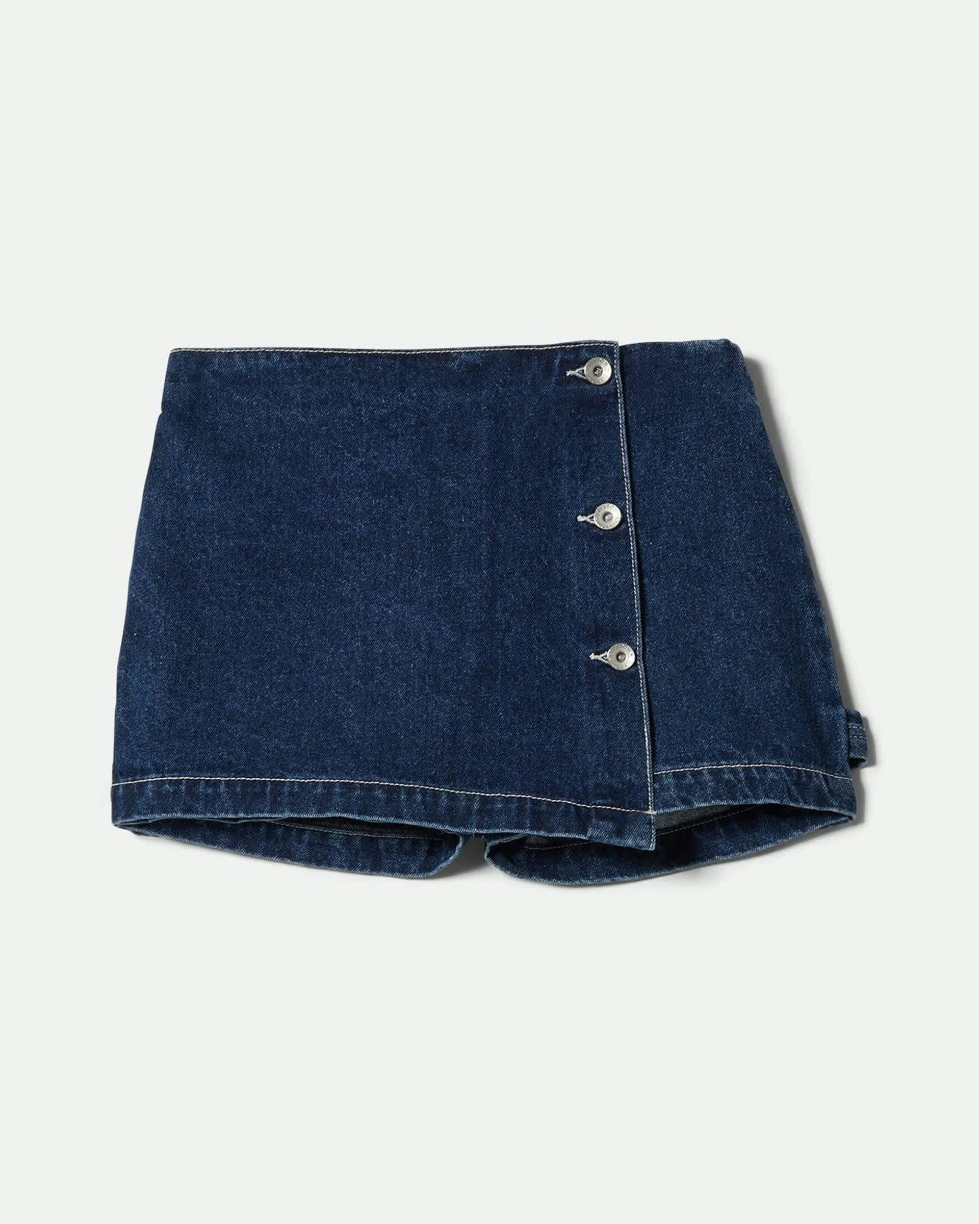 Brixton Women's Wrap Skort - Rinse Denim