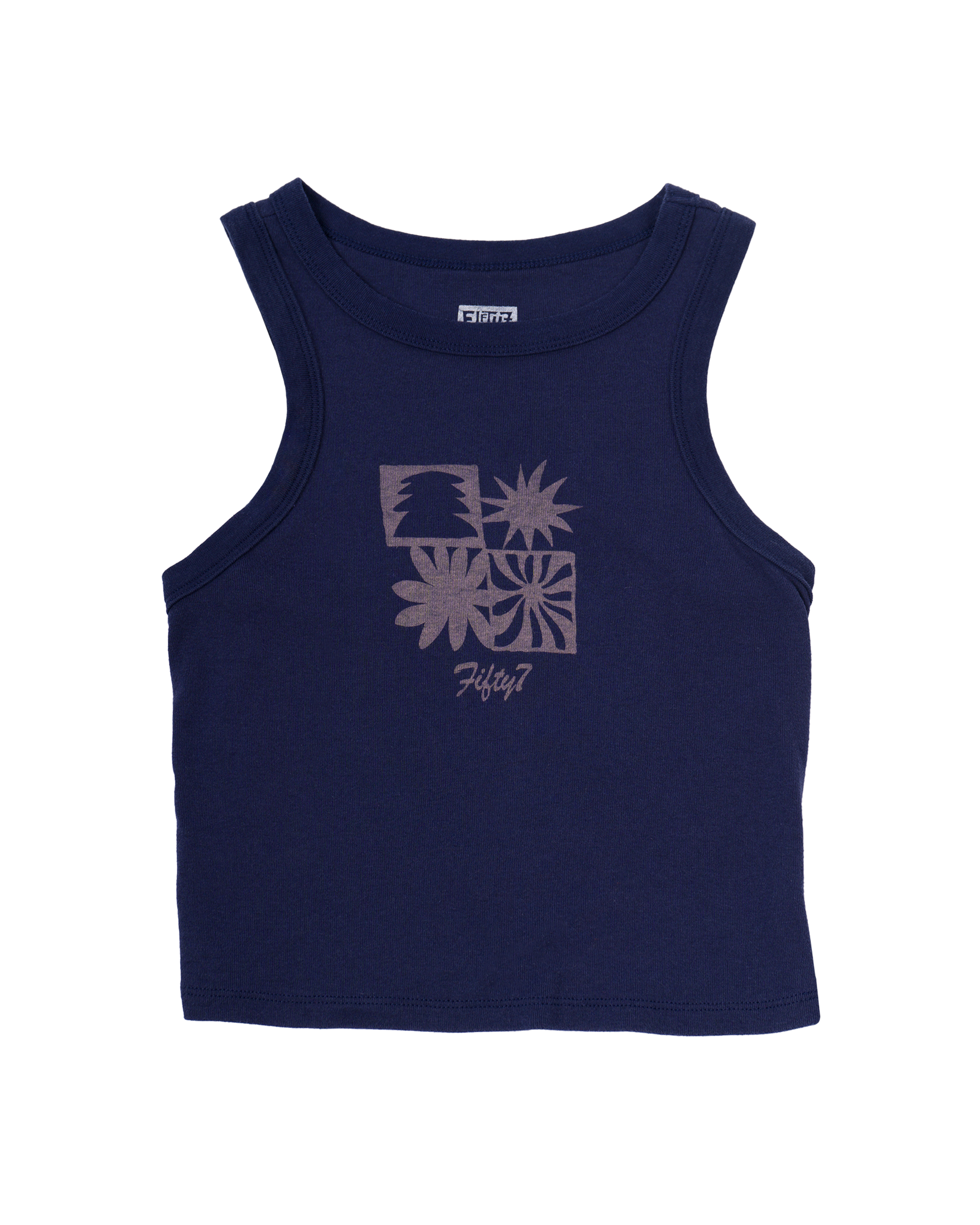 Jack's Fifty7 Women's Burst Tank Top - Navy