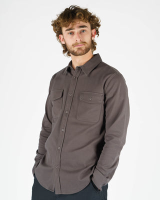 Banks L/S Button Up Shirt - Charcoal