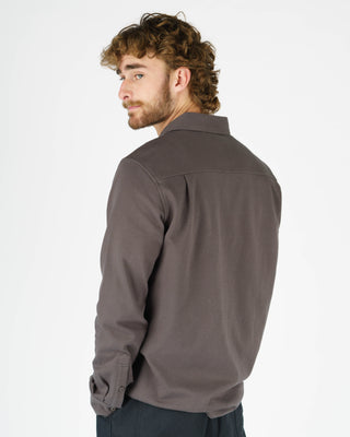 Banks L/S Button Up Shirt - Charcoal