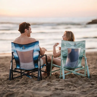 GCI Outdoor Beach Rocker™ Chair - Blue Beach Wave