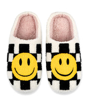 Black Checkers Slippers