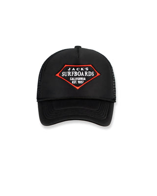 Trucker II Embroidered Hat - Black