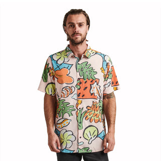Roark Men's Bless Up Mechanical Short Sleeve Stretch Shirt