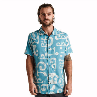 Roark Men's Bless Up Mechanical Short Sleeve Stretch Shirt