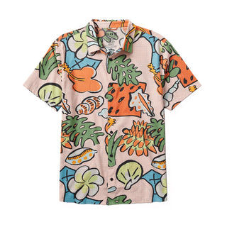 Roark Men's Bless Up Mechanical Short Sleeve Stretch Shirt