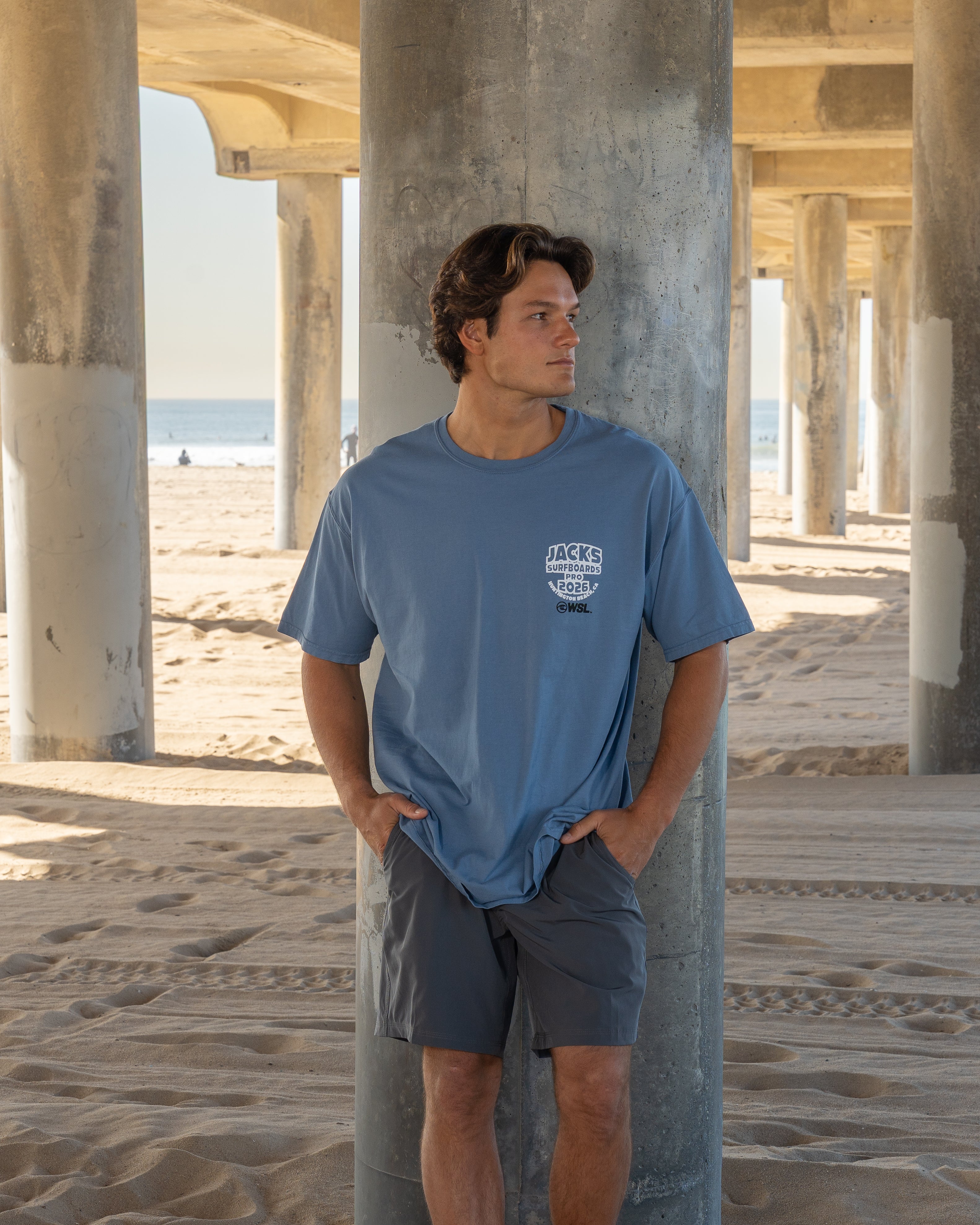 VANS x Jack's Surfboards Pro 2026 Cali Daze Pigment Short Sleeve T-Shirt - Saltwater