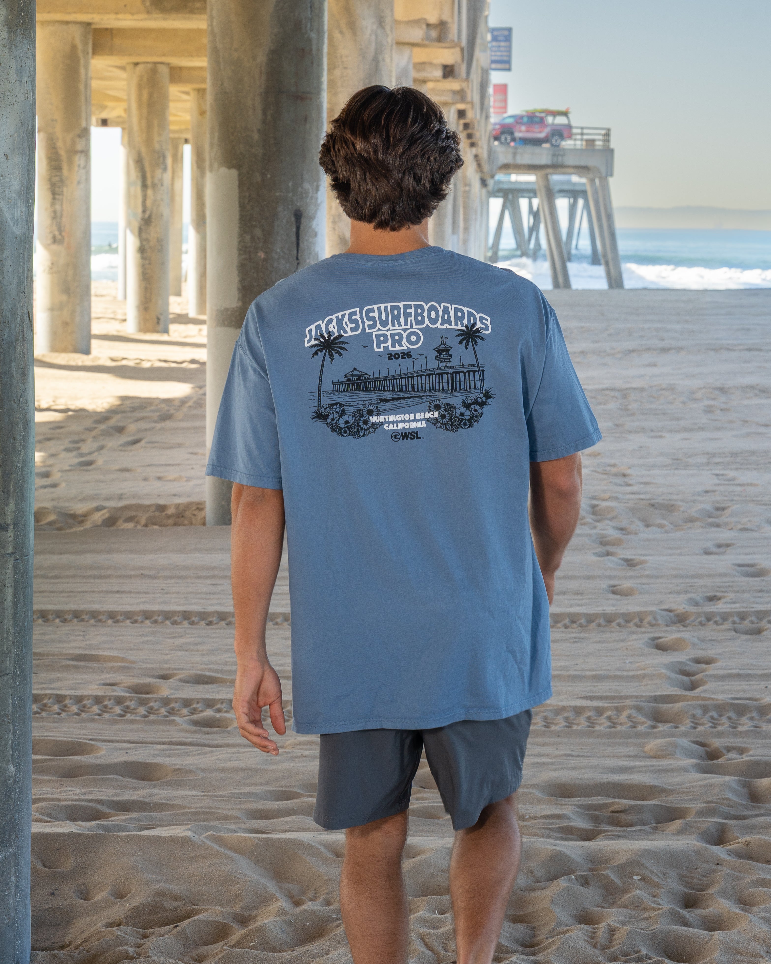 VANS x Jack's Surfboards Pro 2026 Cali Daze Pigment Short Sleeve T-Shirt - Saltwater