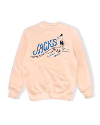 Bobber Crewneck Sweatshirt - Pale Pink