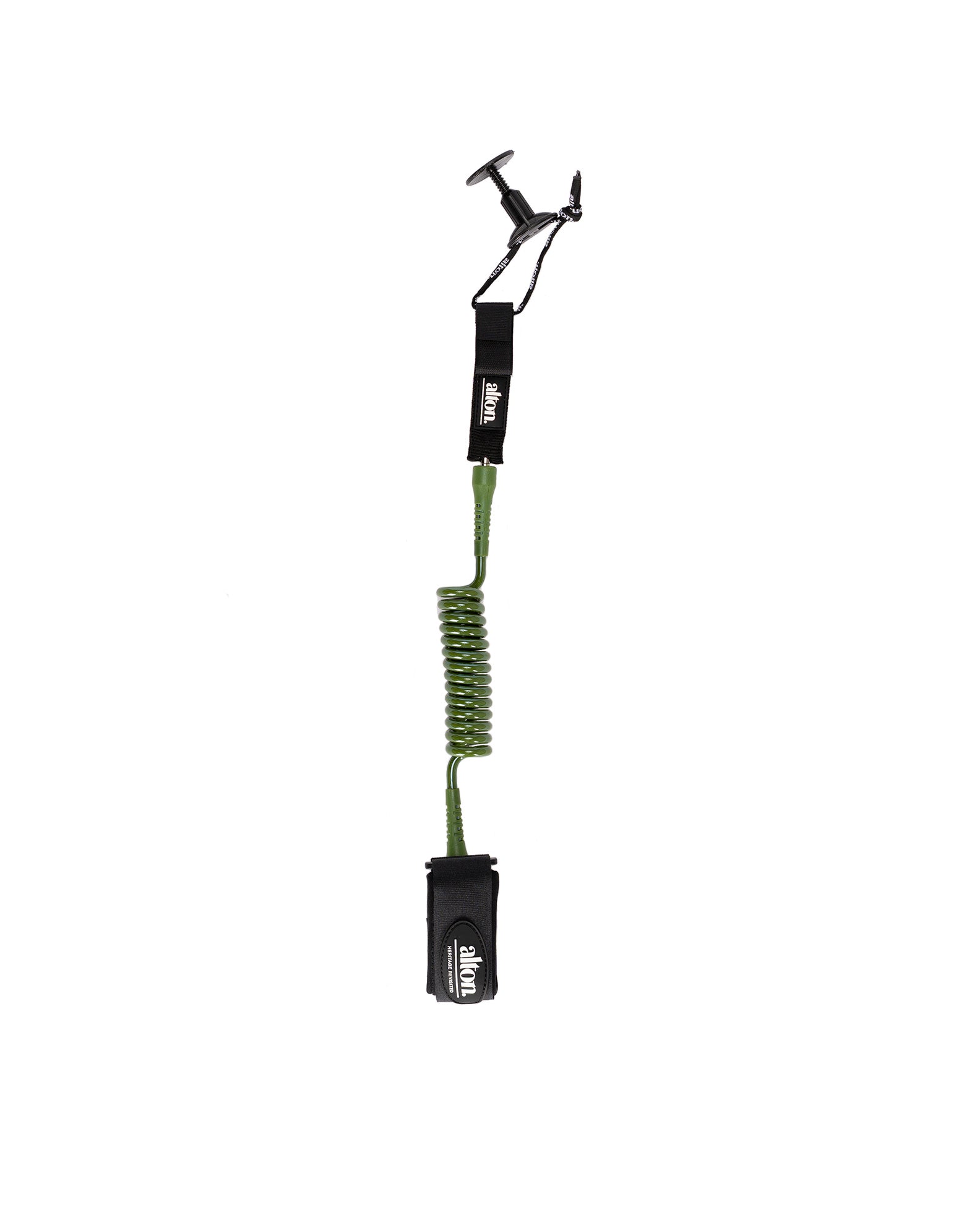 Alton Bodyboard Coil Wrist With Rail Saver Leash 4'0