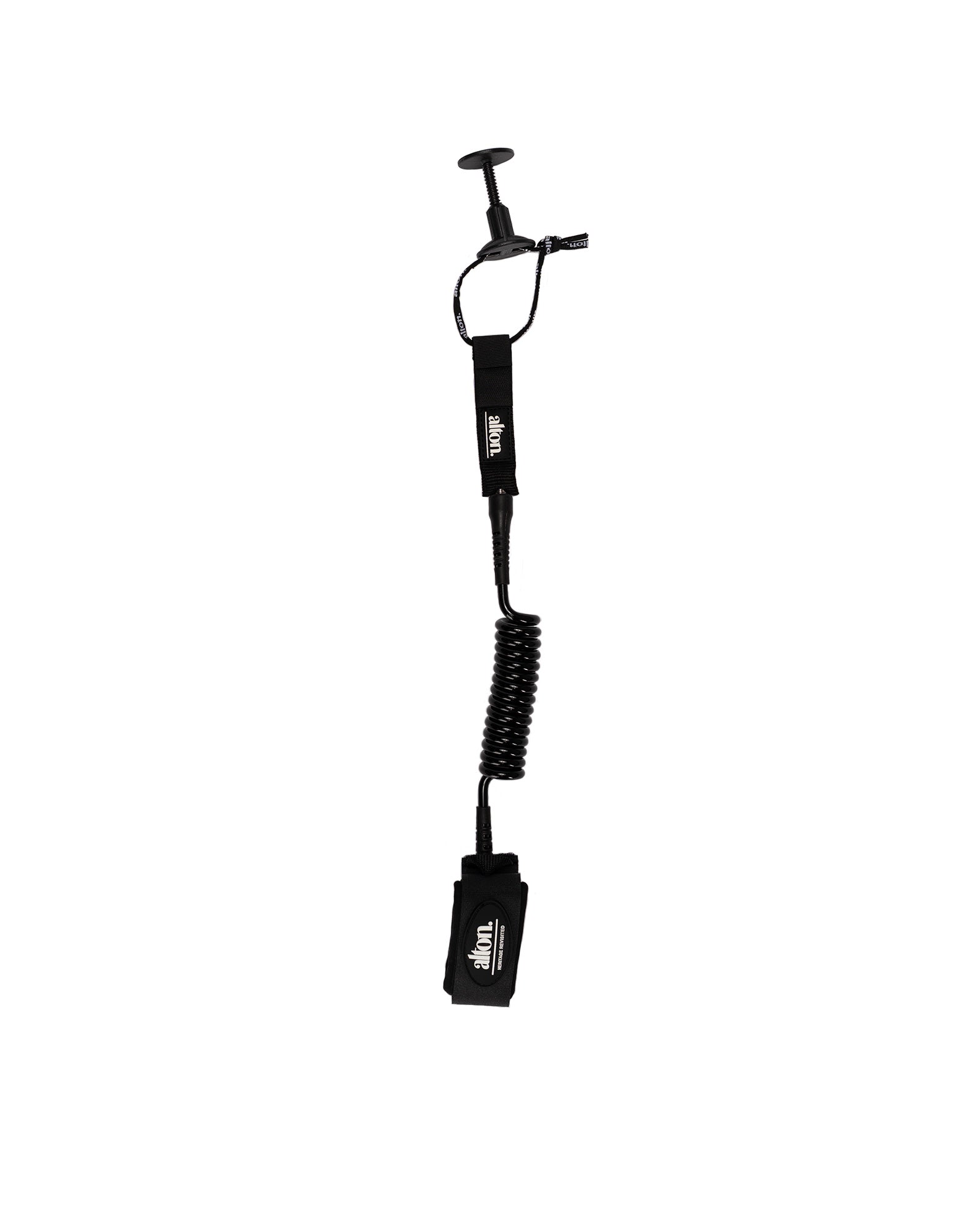 Alton Bodyboard Coil Wrist With Rail Saver Leash 4'0