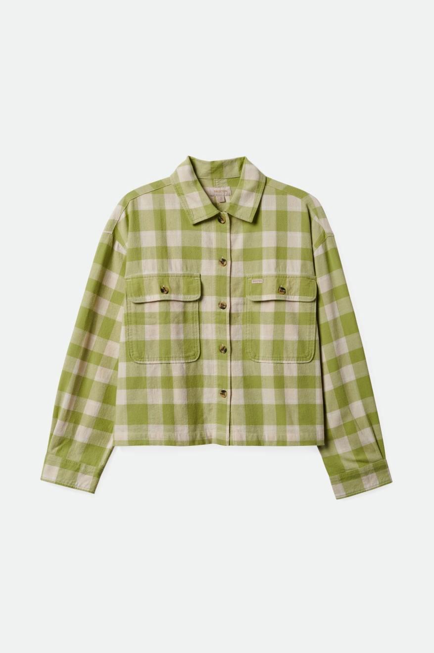 Women's Bowery Lightweight Flannel - Pear/Whitecap