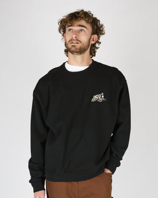 Bobber Heavyweight Crewneck - Black