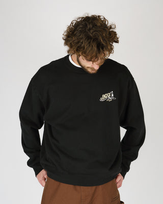 Bobber Heavyweight Crewneck - Black