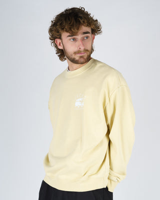 Bus Stop Heavyweight Crewneck - Yellow