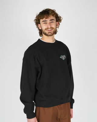 Retro Lam Heavyweight Crewneck - Black