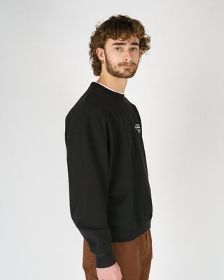 Retro Lam Heavyweight Crewneck - Black