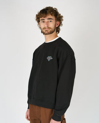 Retro Lam Heavyweight Crewneck - Black