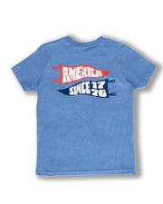 Jack's Surfboards Boy's Pennant 4th Short Sleeve T-Shirt