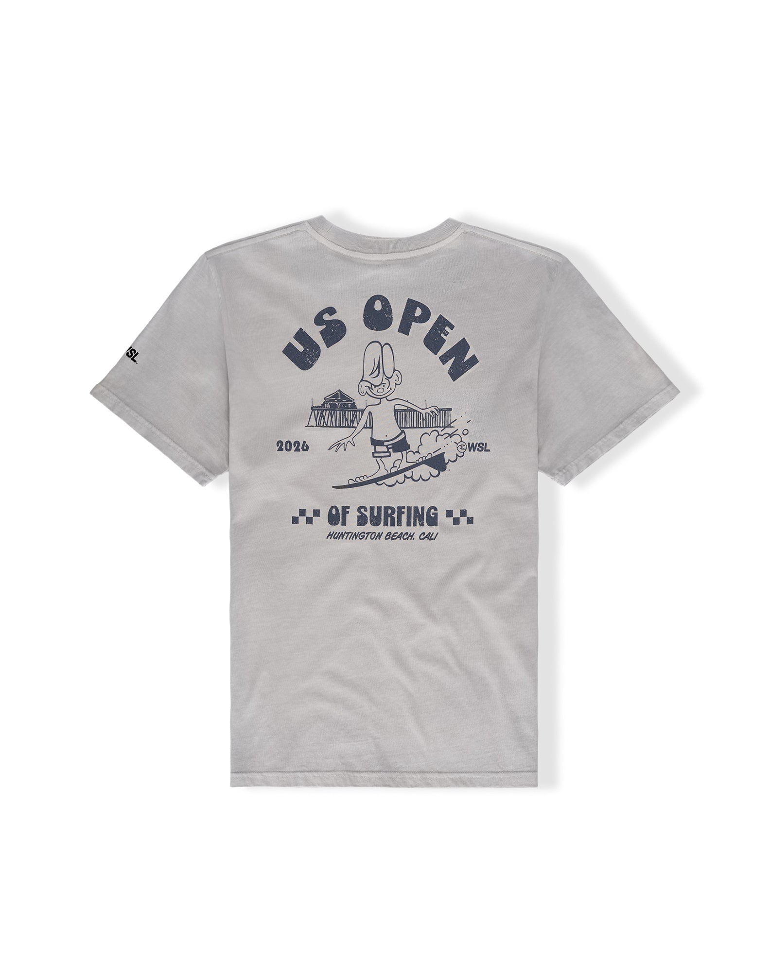Boys US Open x Jack's Surfboards 2026 Dude S/S T-Shirt - Pigment Stone