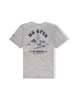 Boys US Open x Jack's Surfboards 2026 Dude S/S T-Shirt - Pigment Stone